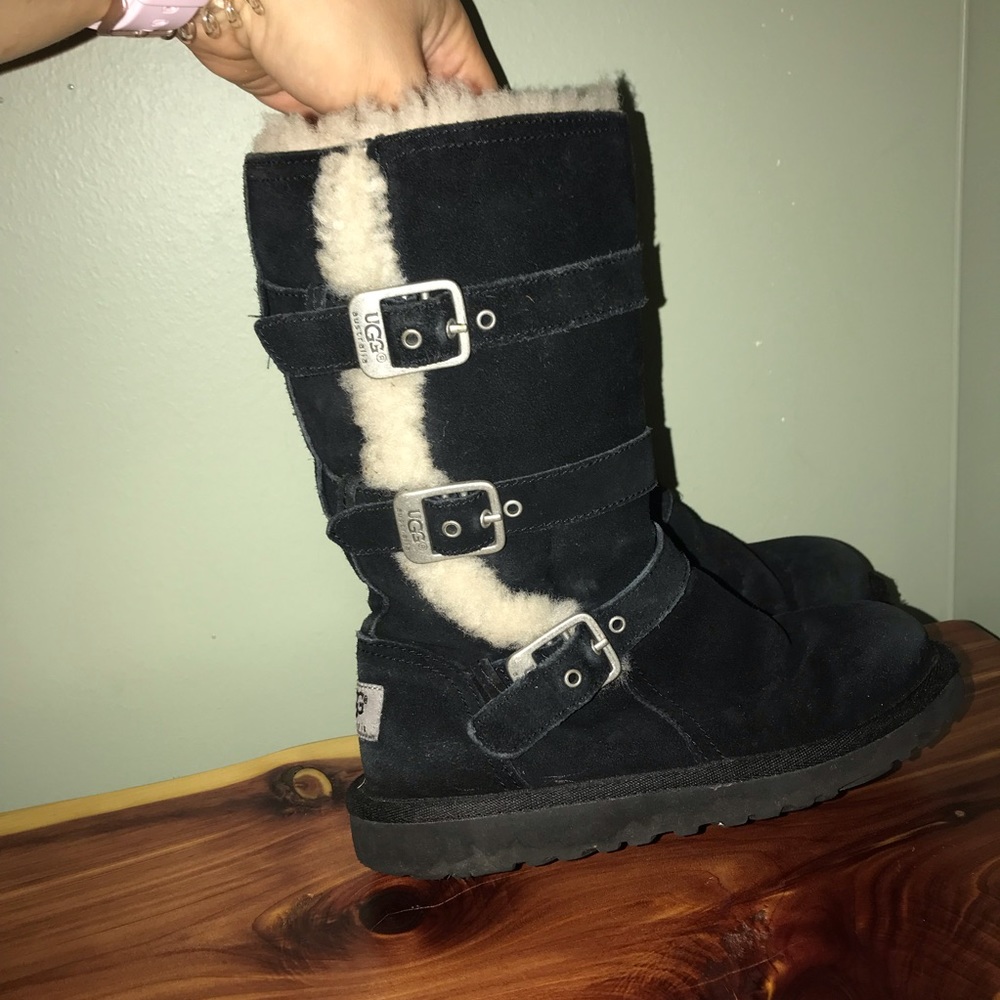 Ugg Australia tall zipper buckle boots size 13 kid